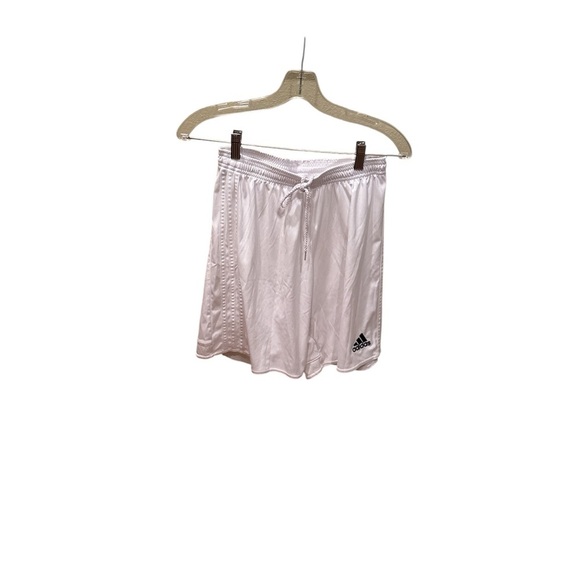 Adidas White Athletic Shorts Lightweight Mesh womans size Medium - Picture 1 of 10